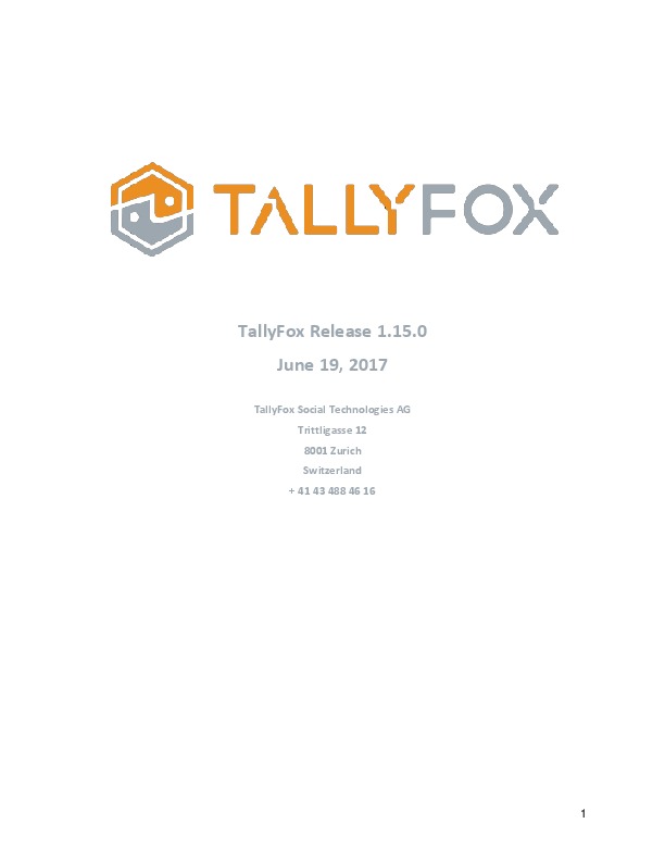 Tallium Release 1.15.0