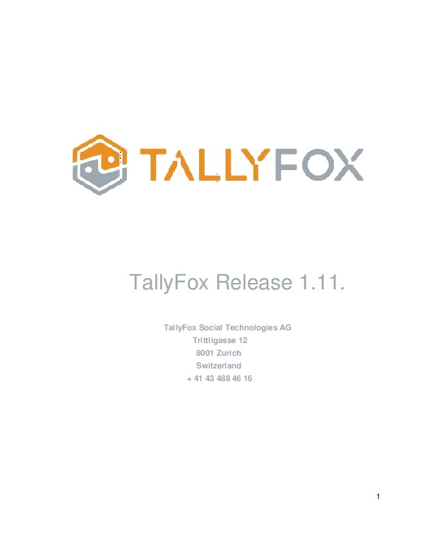 Tallium Release 1.11
