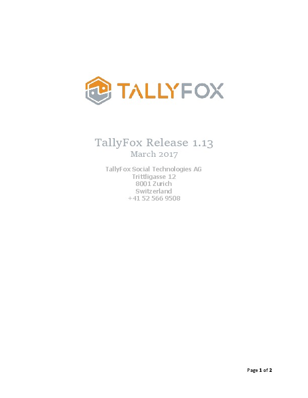 Release 1.13